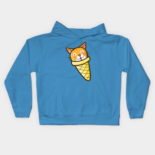 Cat Cone Kids Hoodie